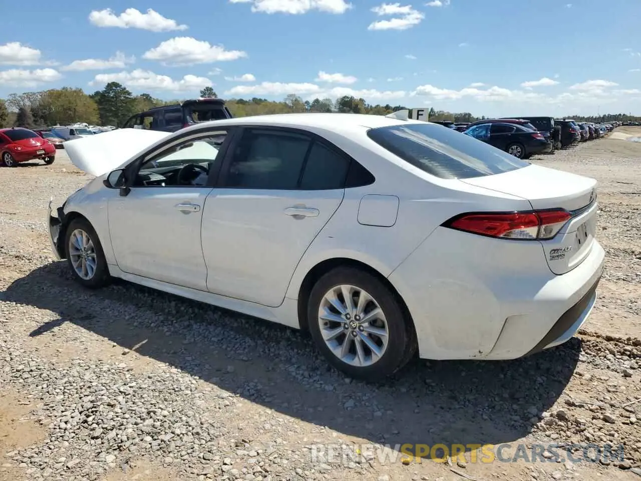 2 Photograph of a damaged car JTDVPMAE7MJ162310 TOYOTA COROLLA 2021