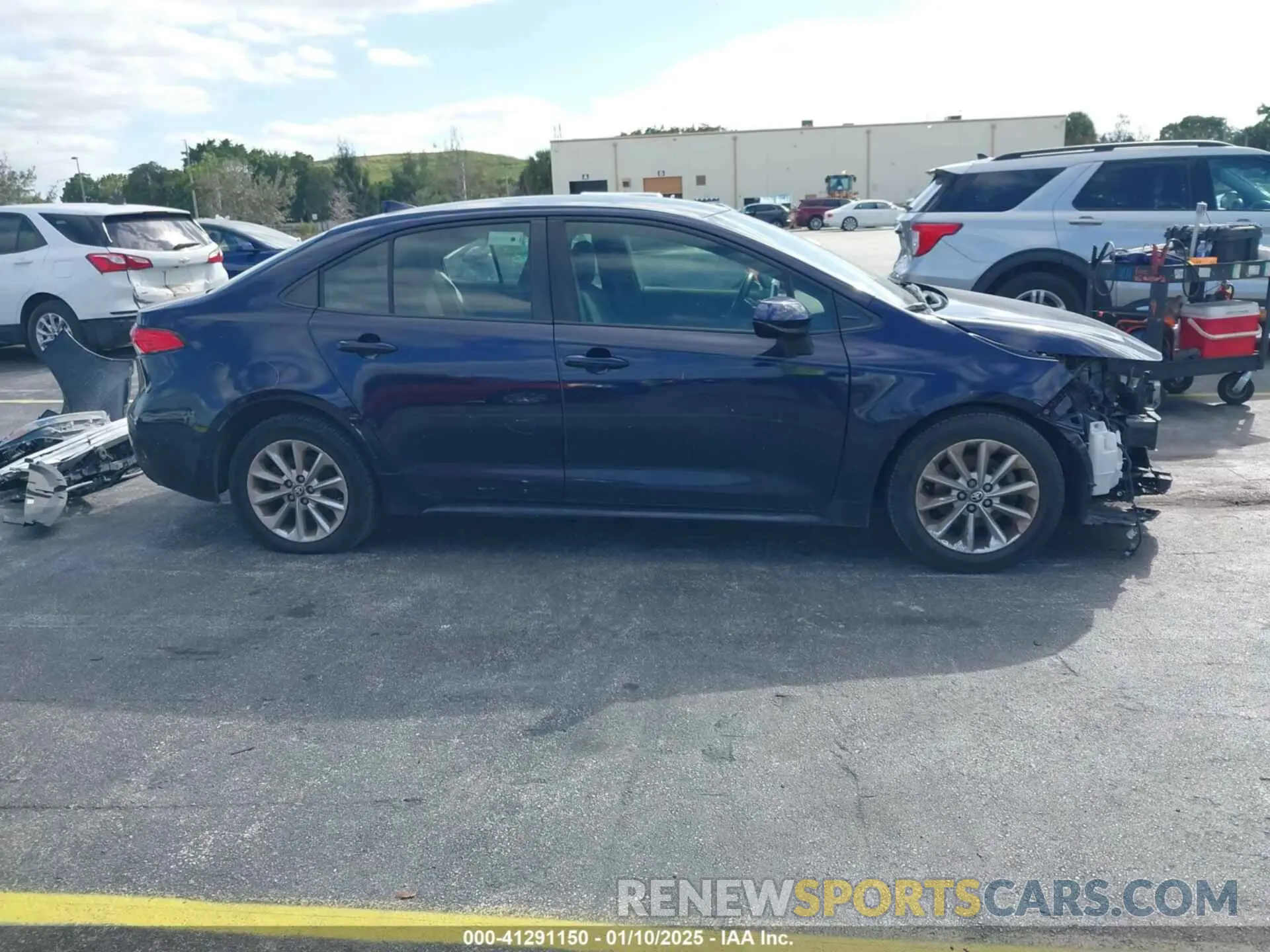14 Photograph of a damaged car JTDVPMAE7MJ171752 TOYOTA COROLLA 2021
