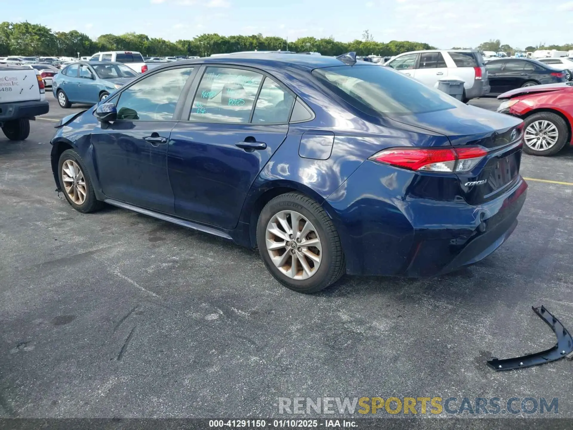 3 Photograph of a damaged car JTDVPMAE7MJ171752 TOYOTA COROLLA 2021