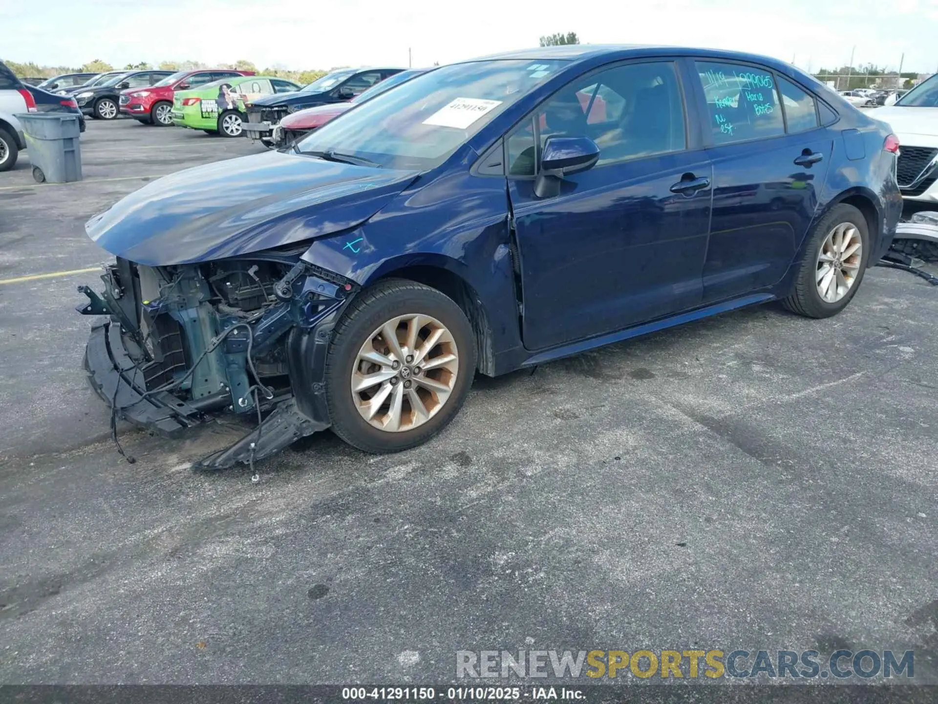 6 Photograph of a damaged car JTDVPMAE7MJ171752 TOYOTA COROLLA 2021