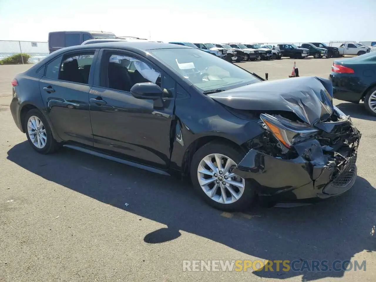 4 Photograph of a damaged car JTDVPMAE7MJ174067 TOYOTA COROLLA 2021
