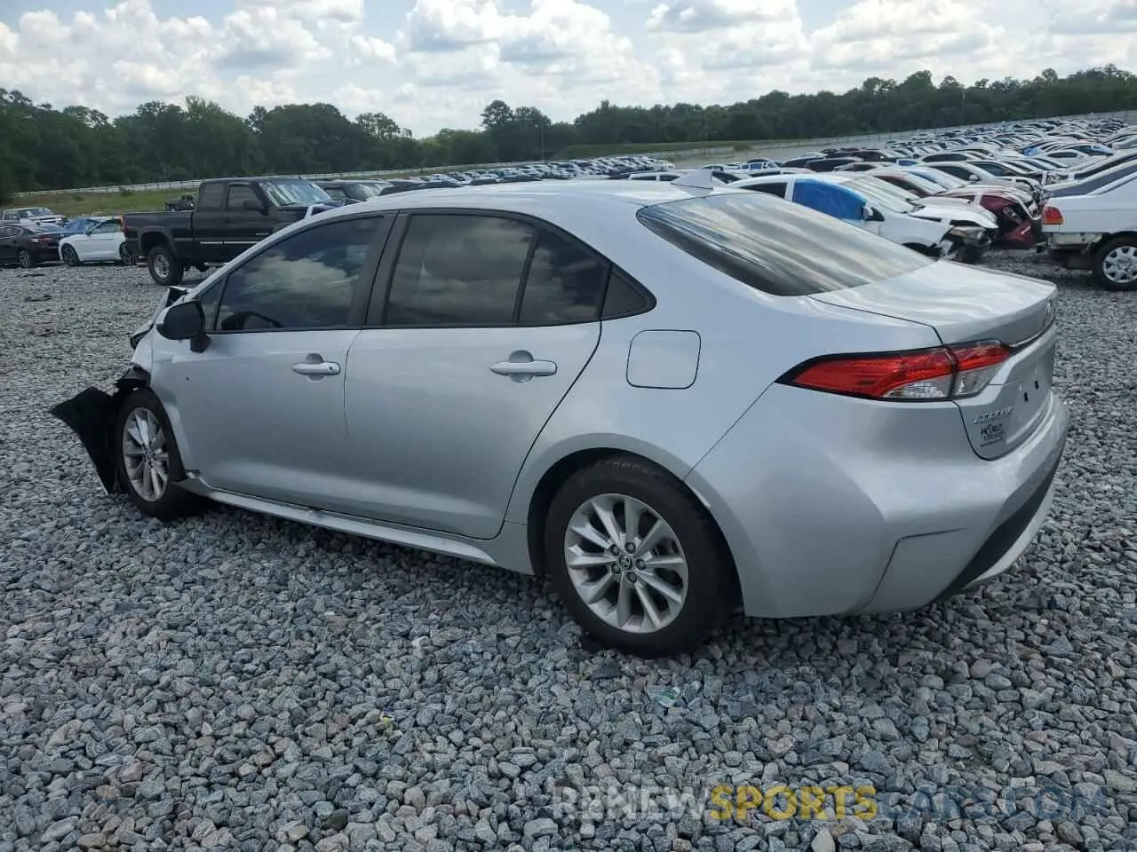 2 Photograph of a damaged car JTDVPMAE8MJ131518 TOYOTA COROLLA 2021