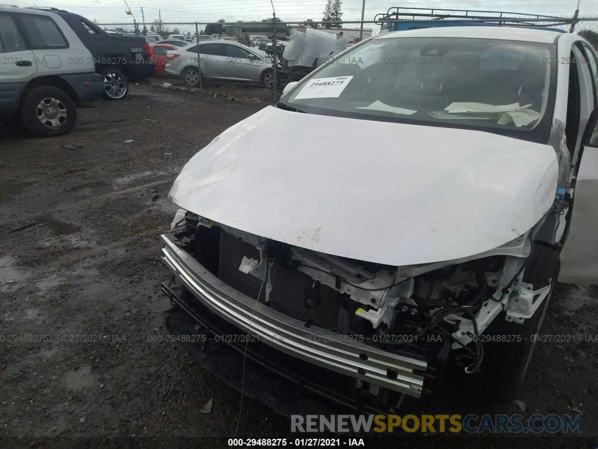 6 Photograph of a damaged car JTDVPMAE8MJ134094 TOYOTA COROLLA 2021