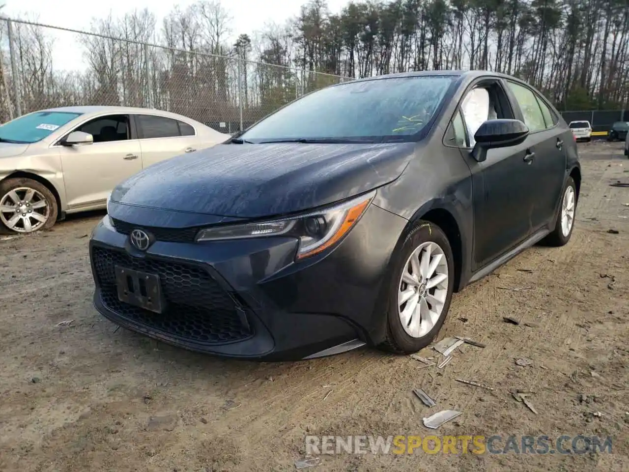 2 Photograph of a damaged car JTDVPMAE8MJ136122 TOYOTA COROLLA 2021