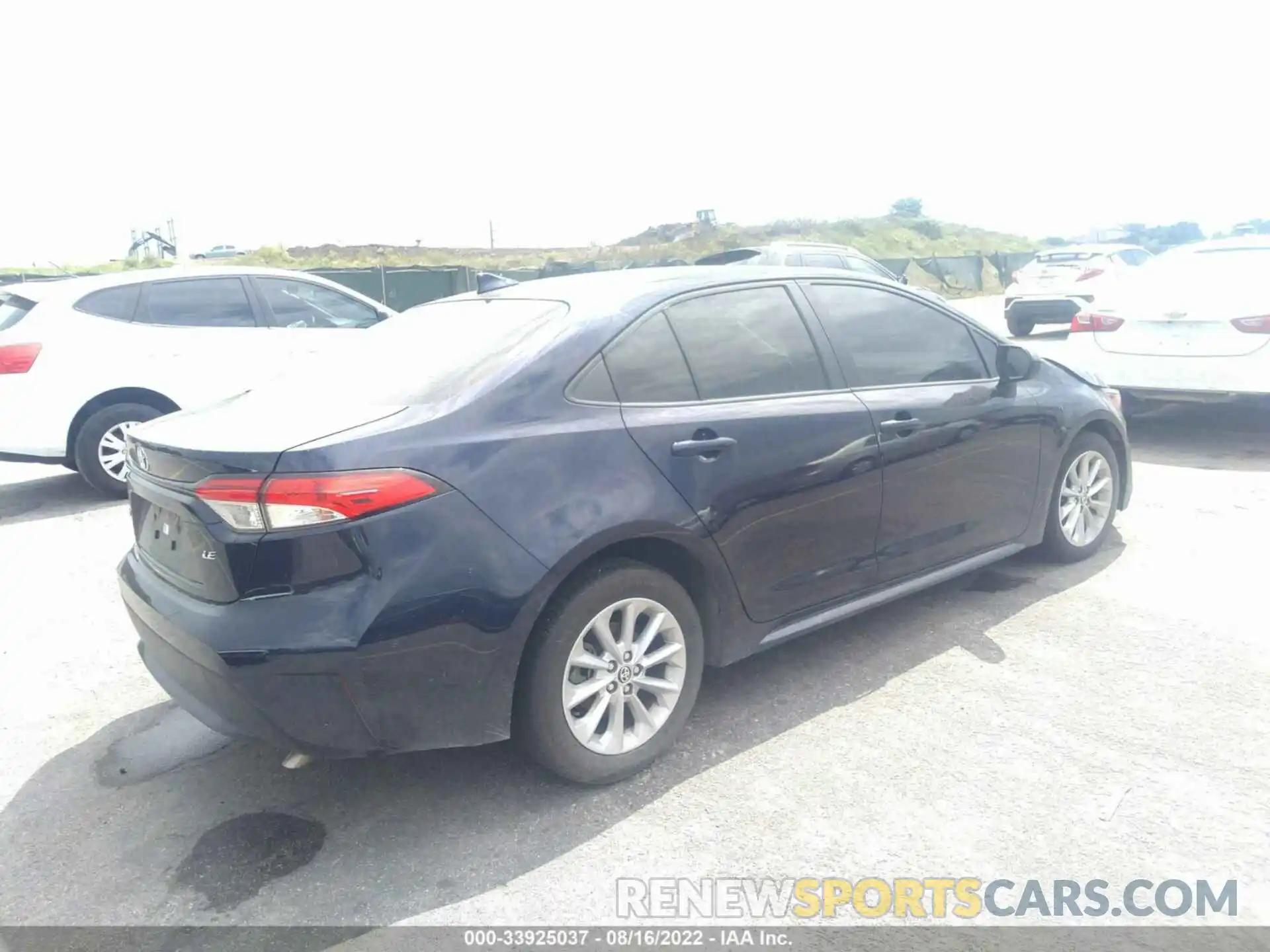 4 Photograph of a damaged car JTDVPMAE8MJ164860 TOYOTA COROLLA 2021