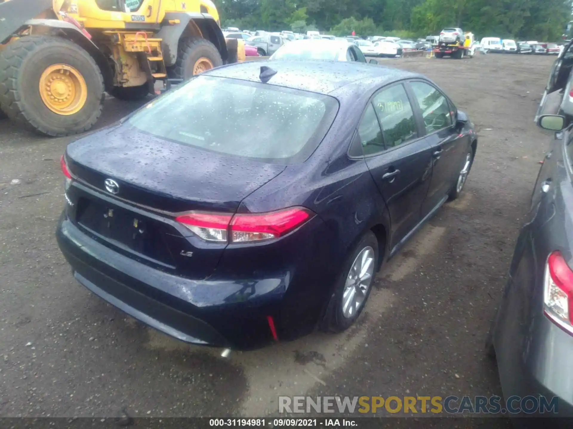 4 Photograph of a damaged car JTDVPMAE8MJ175812 TOYOTA COROLLA 2021