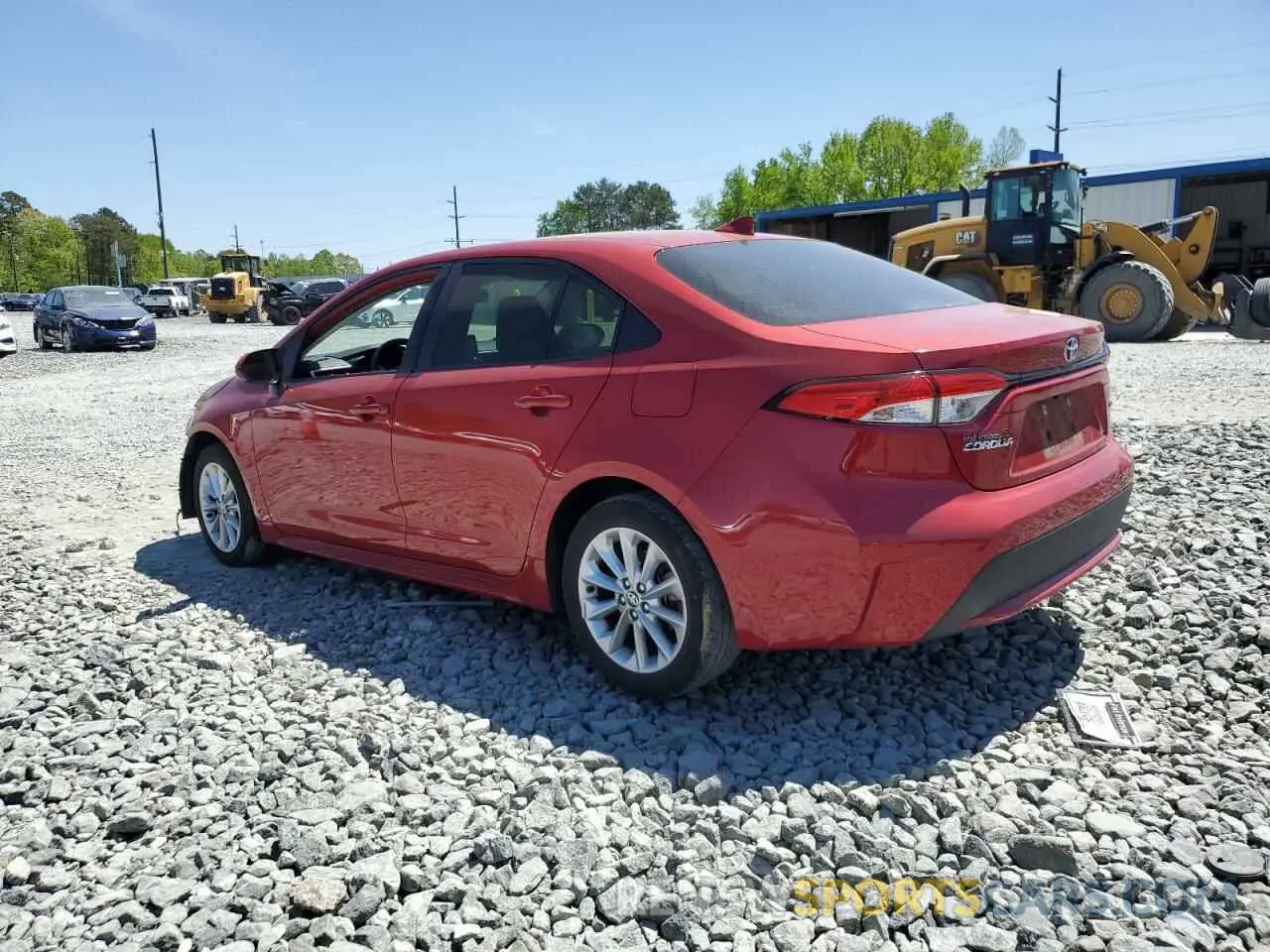 2 Photograph of a damaged car JTDVPMAE9MJ134296 TOYOTA COROLLA 2021
