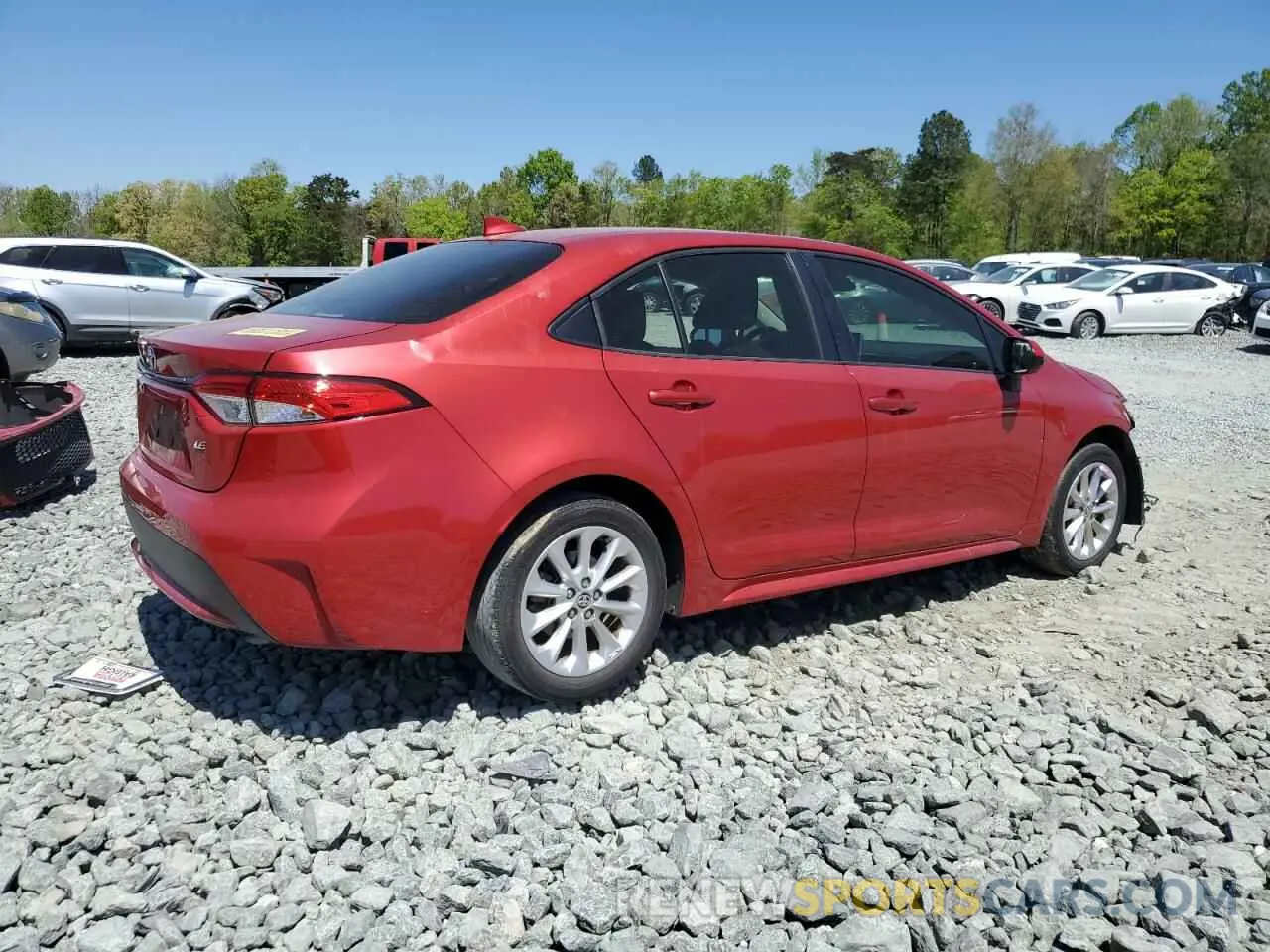 3 Photograph of a damaged car JTDVPMAE9MJ134296 TOYOTA COROLLA 2021