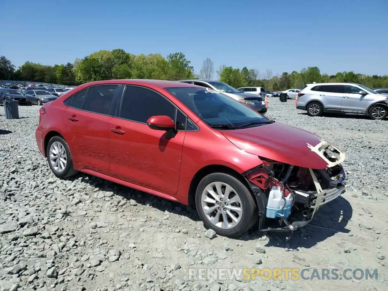 4 Photograph of a damaged car JTDVPMAE9MJ134296 TOYOTA COROLLA 2021