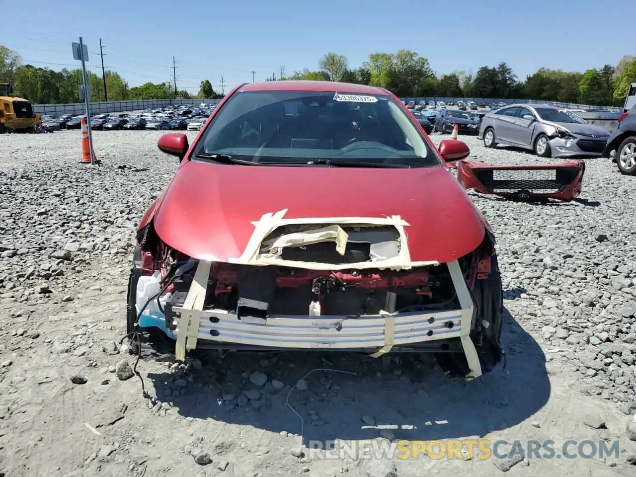 5 Photograph of a damaged car JTDVPMAE9MJ134296 TOYOTA COROLLA 2021