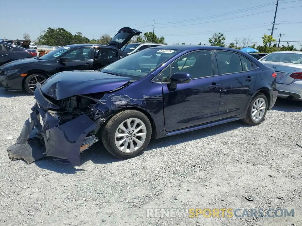 1 Photograph of a damaged car JTDVPMAEXMJ120911 TOYOTA COROLLA 2021