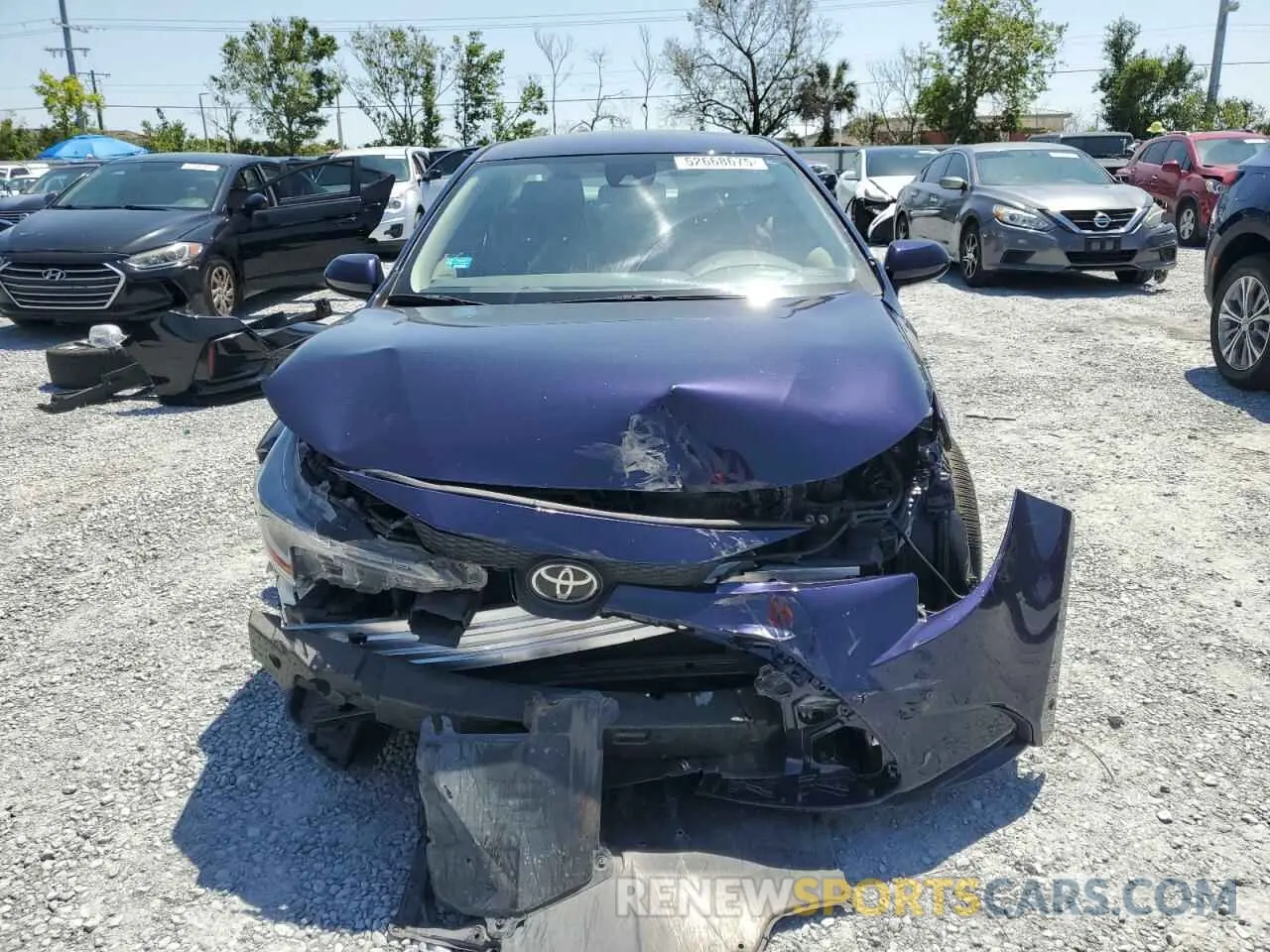 5 Photograph of a damaged car JTDVPMAEXMJ120911 TOYOTA COROLLA 2021