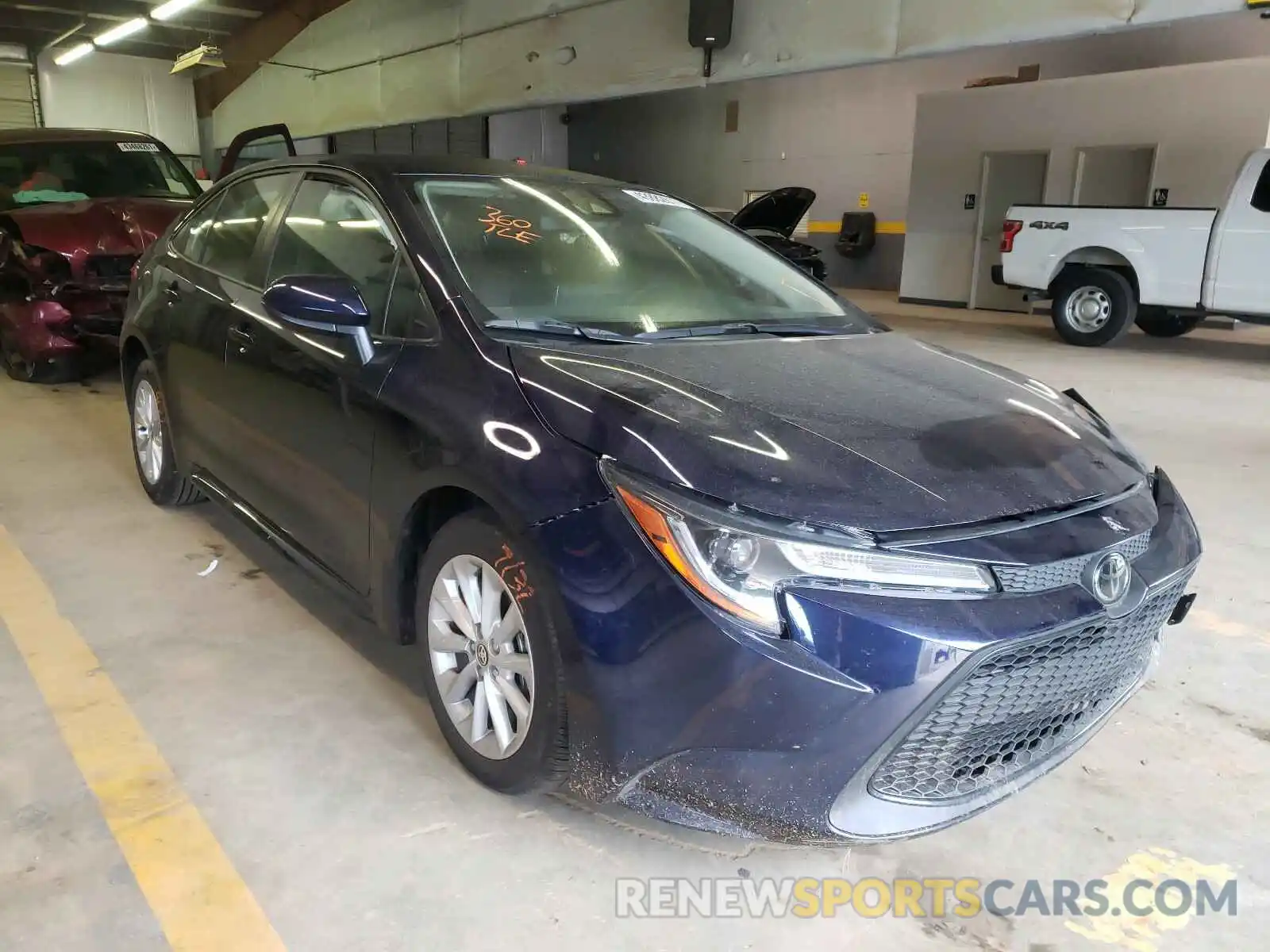 1 Photograph of a damaged car JTDVPMAEXMJ121458 TOYOTA COROLLA 2021