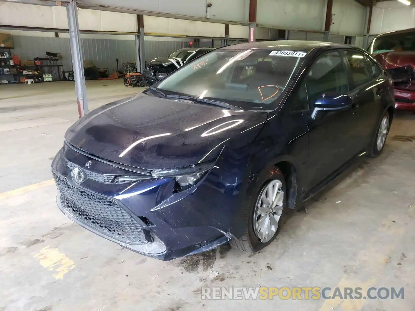 2 Photograph of a damaged car JTDVPMAEXMJ121458 TOYOTA COROLLA 2021