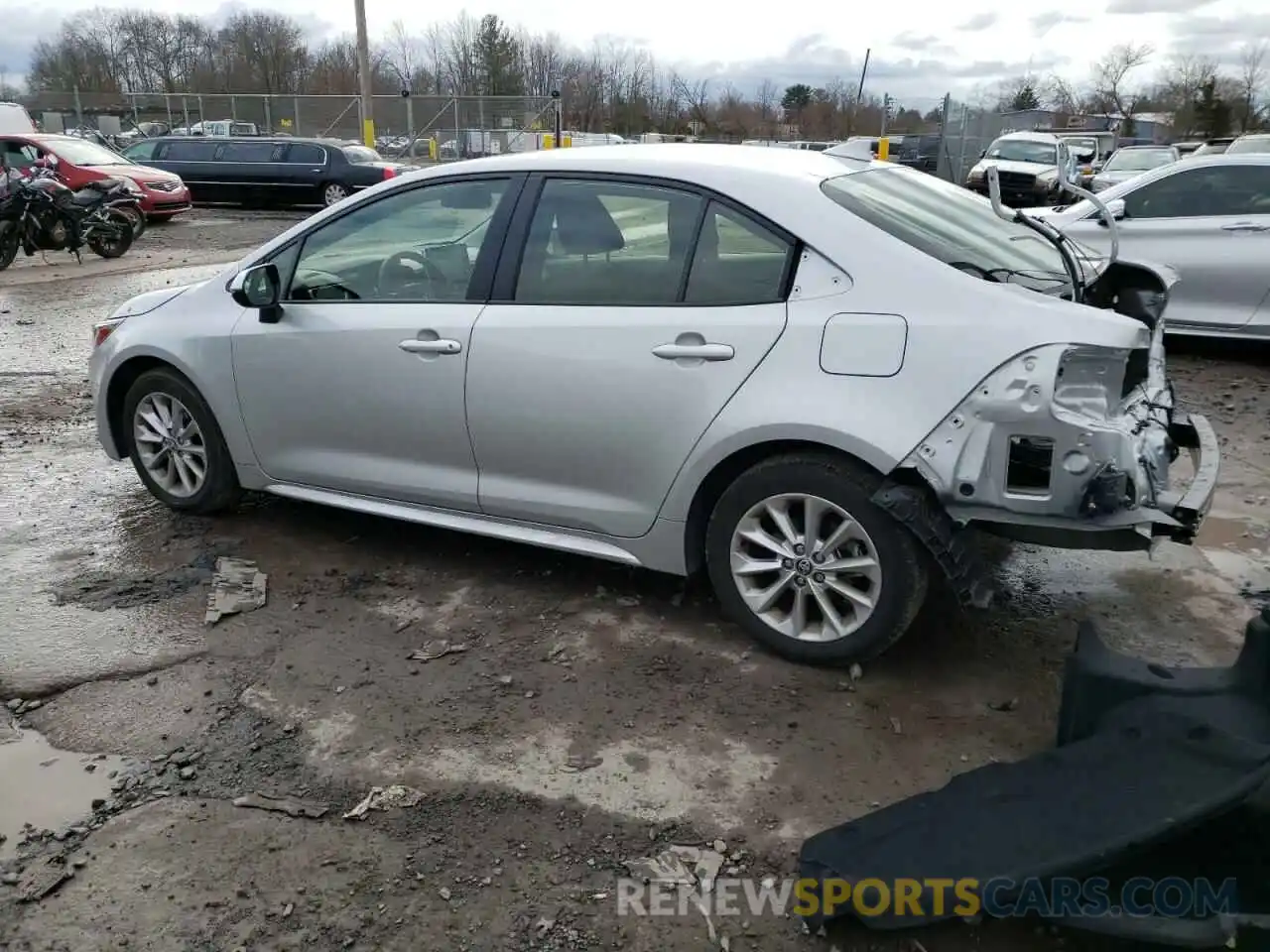 2 Photograph of a damaged car JTDVPMAEXMJ139703 TOYOTA COROLLA 2021