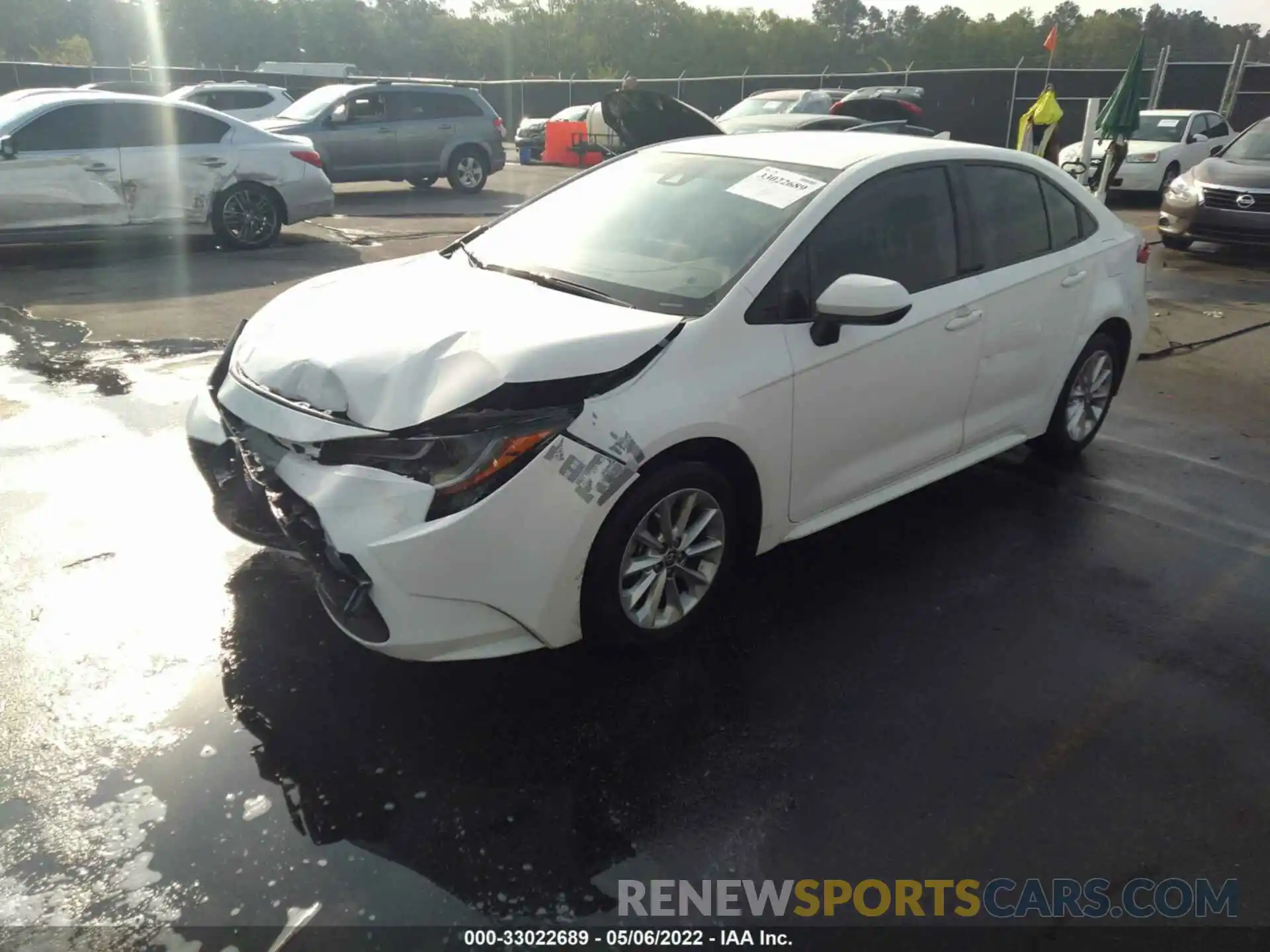 2 Photograph of a damaged car JTDVPMAEXMJ142620 TOYOTA COROLLA 2021