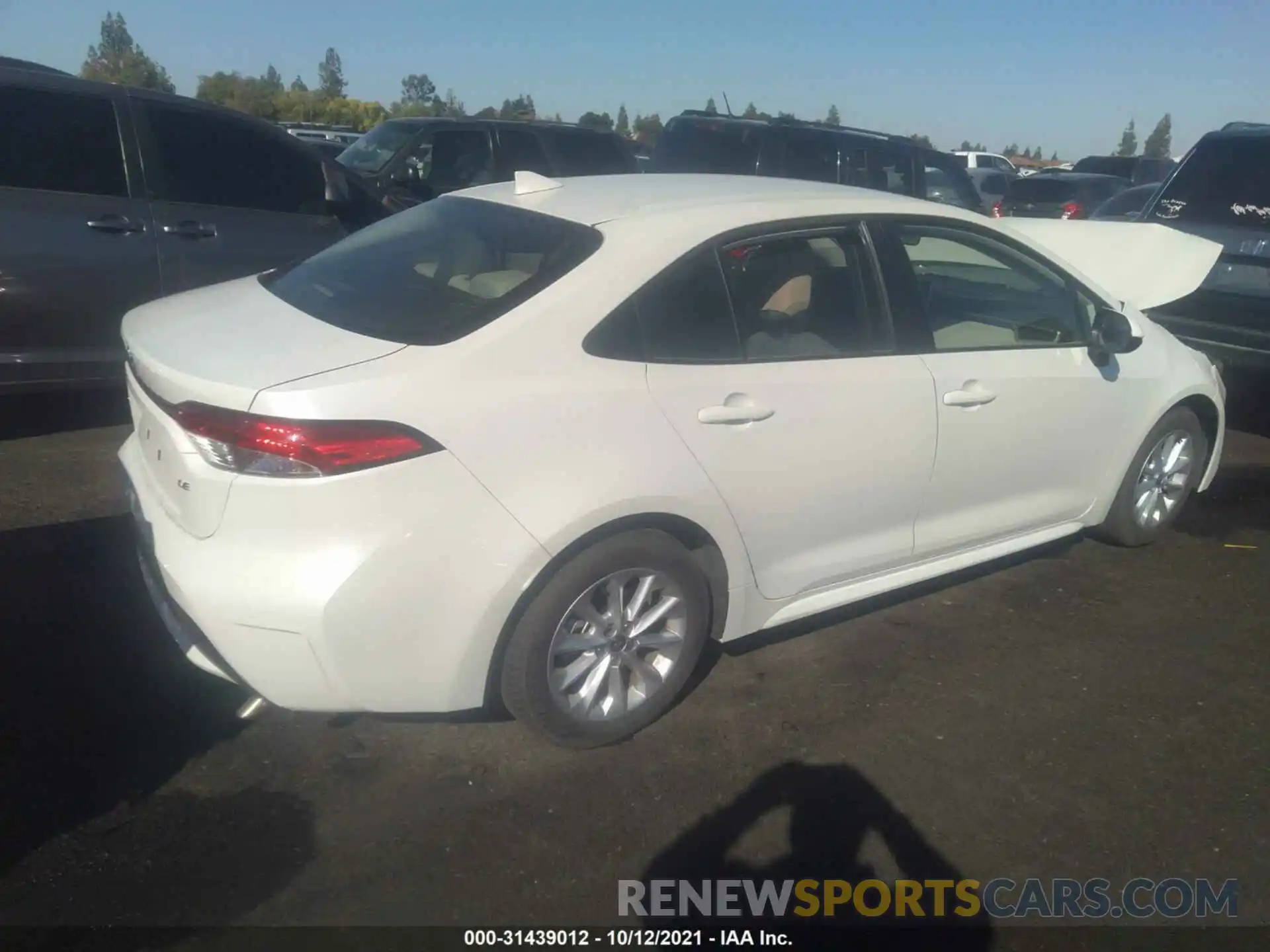 4 Photograph of a damaged car JTDVPMAEXMJ160115 TOYOTA COROLLA 2021