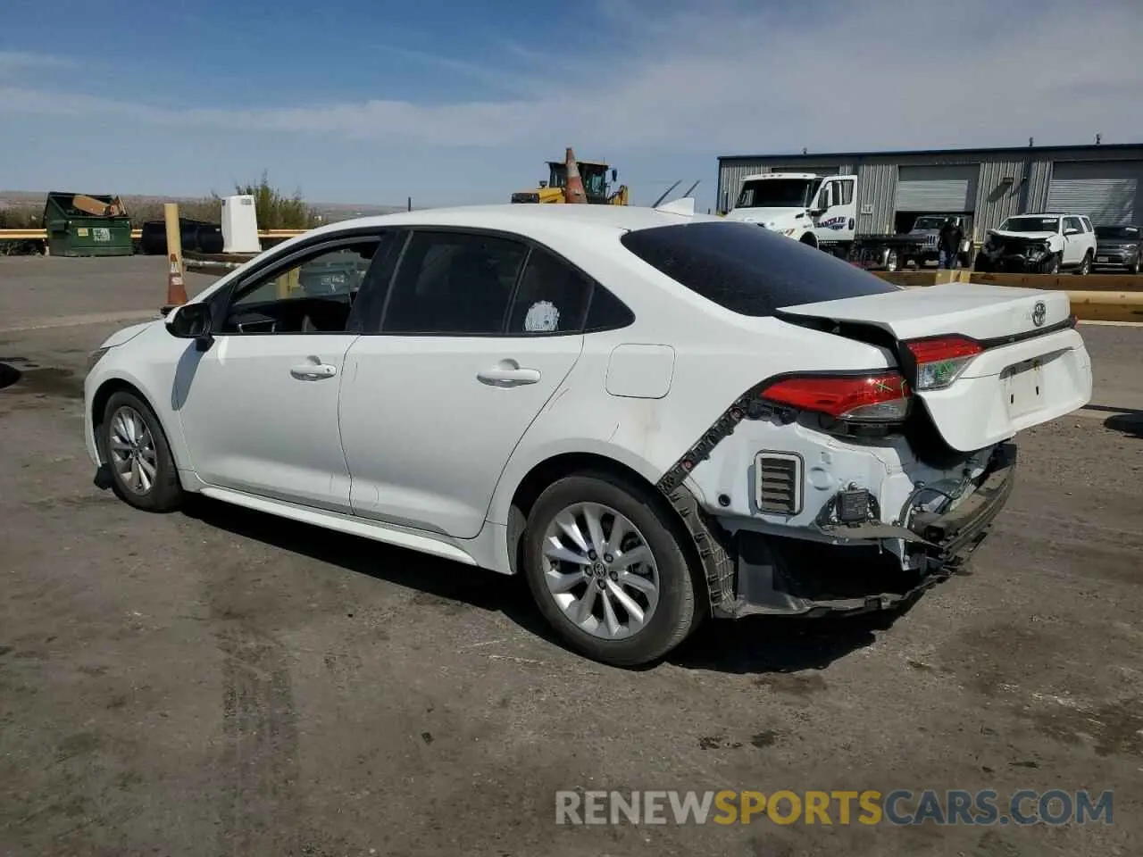 2 Photograph of a damaged car JTDVPMAEXMJ161202 TOYOTA COROLLA 2021