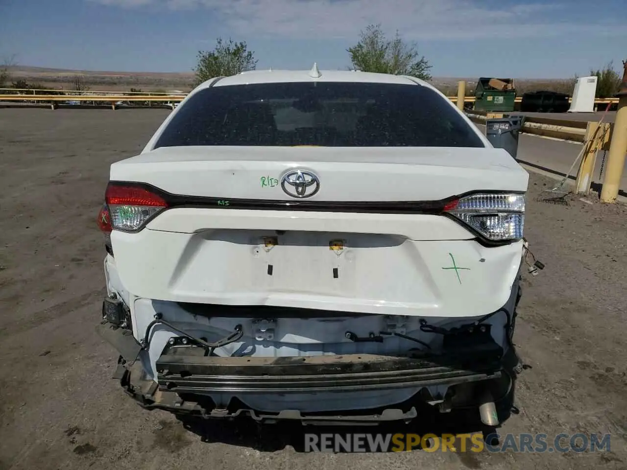 6 Photograph of a damaged car JTDVPMAEXMJ161202 TOYOTA COROLLA 2021