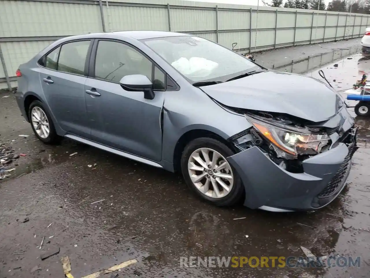 4 Photograph of a damaged car JTDVPMAEXMJ163760 TOYOTA COROLLA 2021