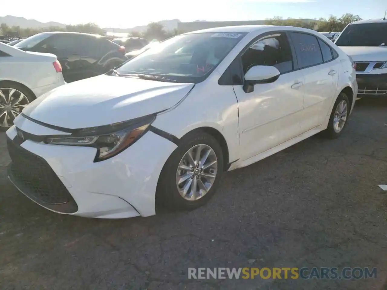 2 Photograph of a damaged car JTDVPMAEXMJ169509 TOYOTA COROLLA 2021