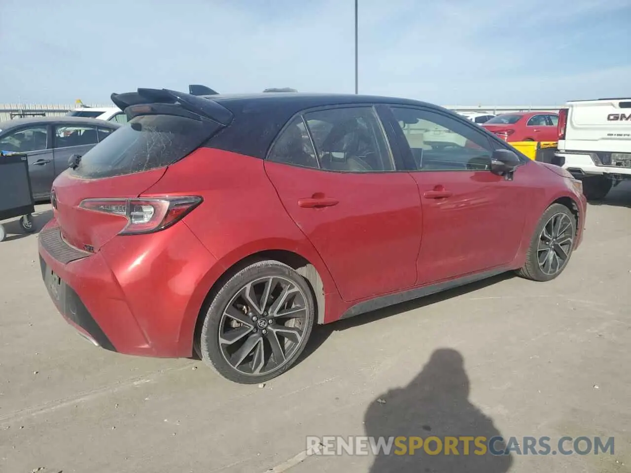 3 Photograph of a damaged car JTNA4MBE0M3105937 TOYOTA COROLLA 2021