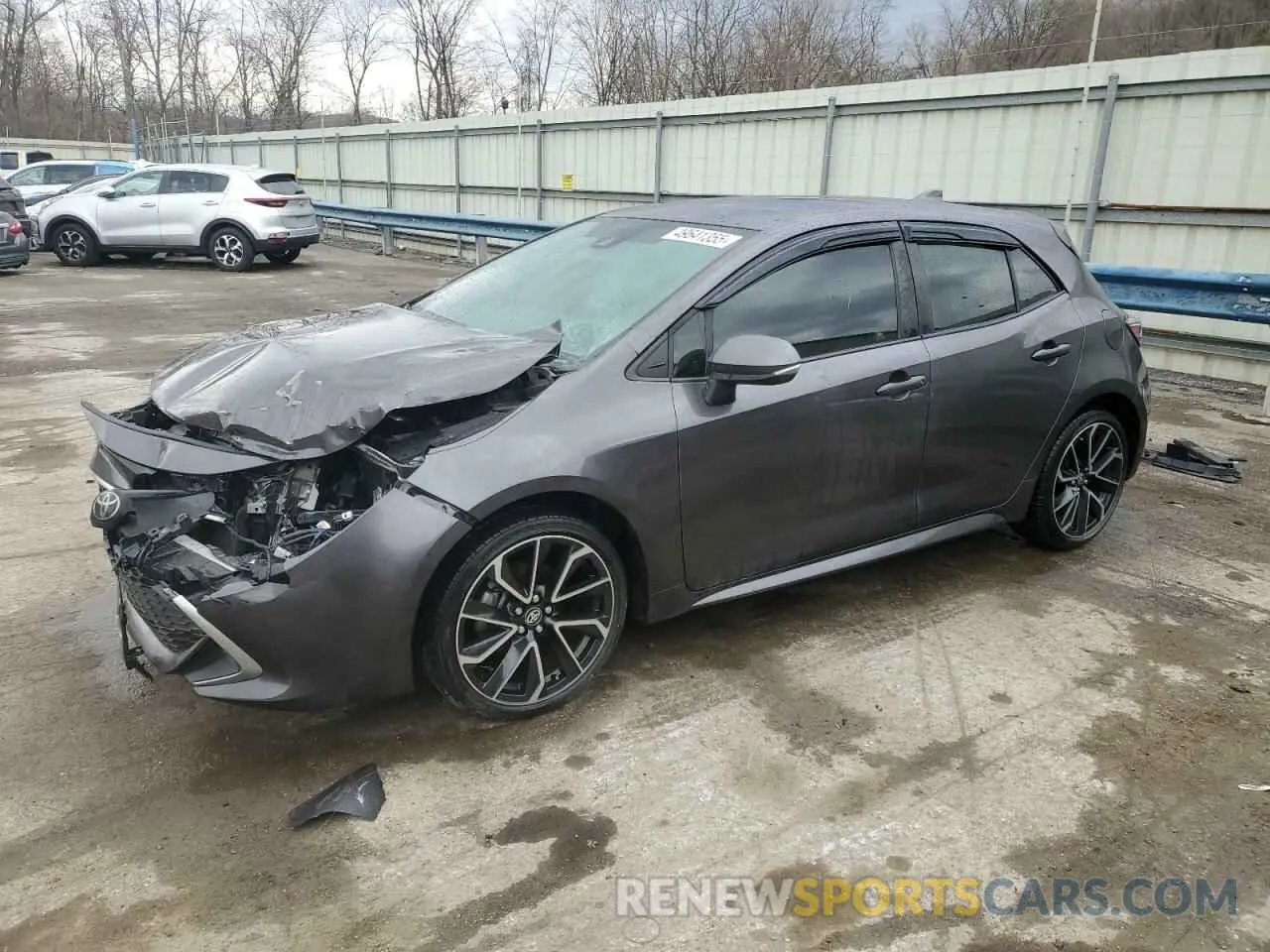 1 Photograph of a damaged car JTNA4MBE0M3133124 TOYOTA COROLLA 2021