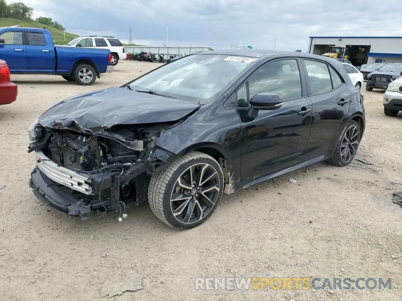 1 Photograph of a damaged car JTNA4MBE3M3133568 TOYOTA COROLLA 2021