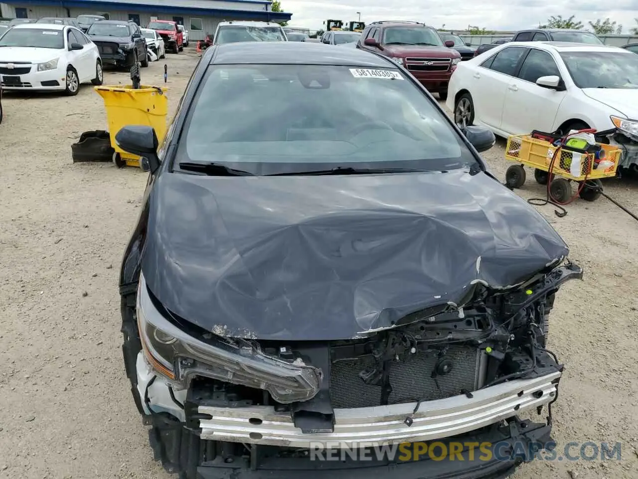 6 Photograph of a damaged car JTNA4MBE3M3133568 TOYOTA COROLLA 2021