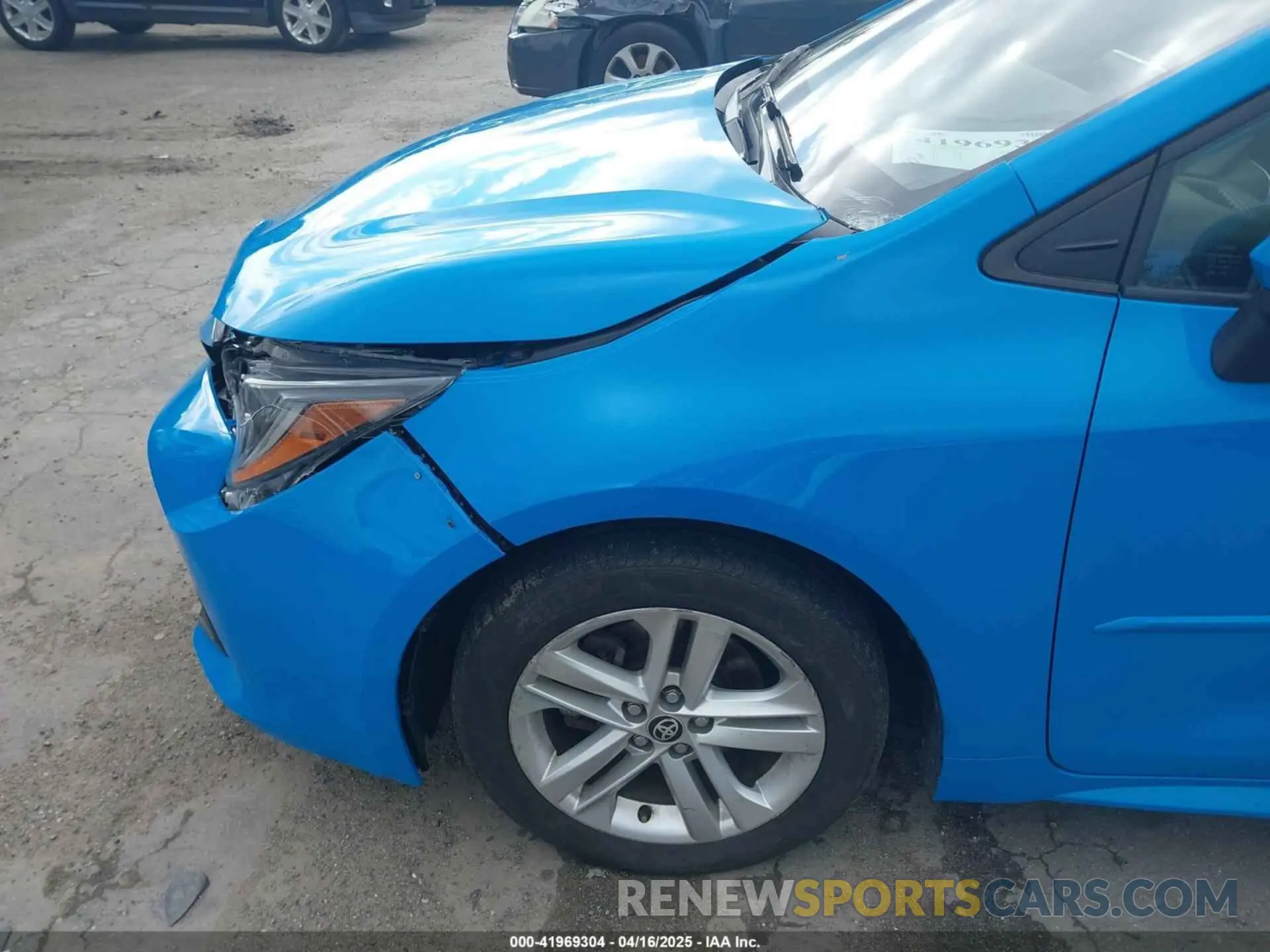 18 Photograph of a damaged car JTNB4MBE2M3110884 TOYOTA COROLLA 2021