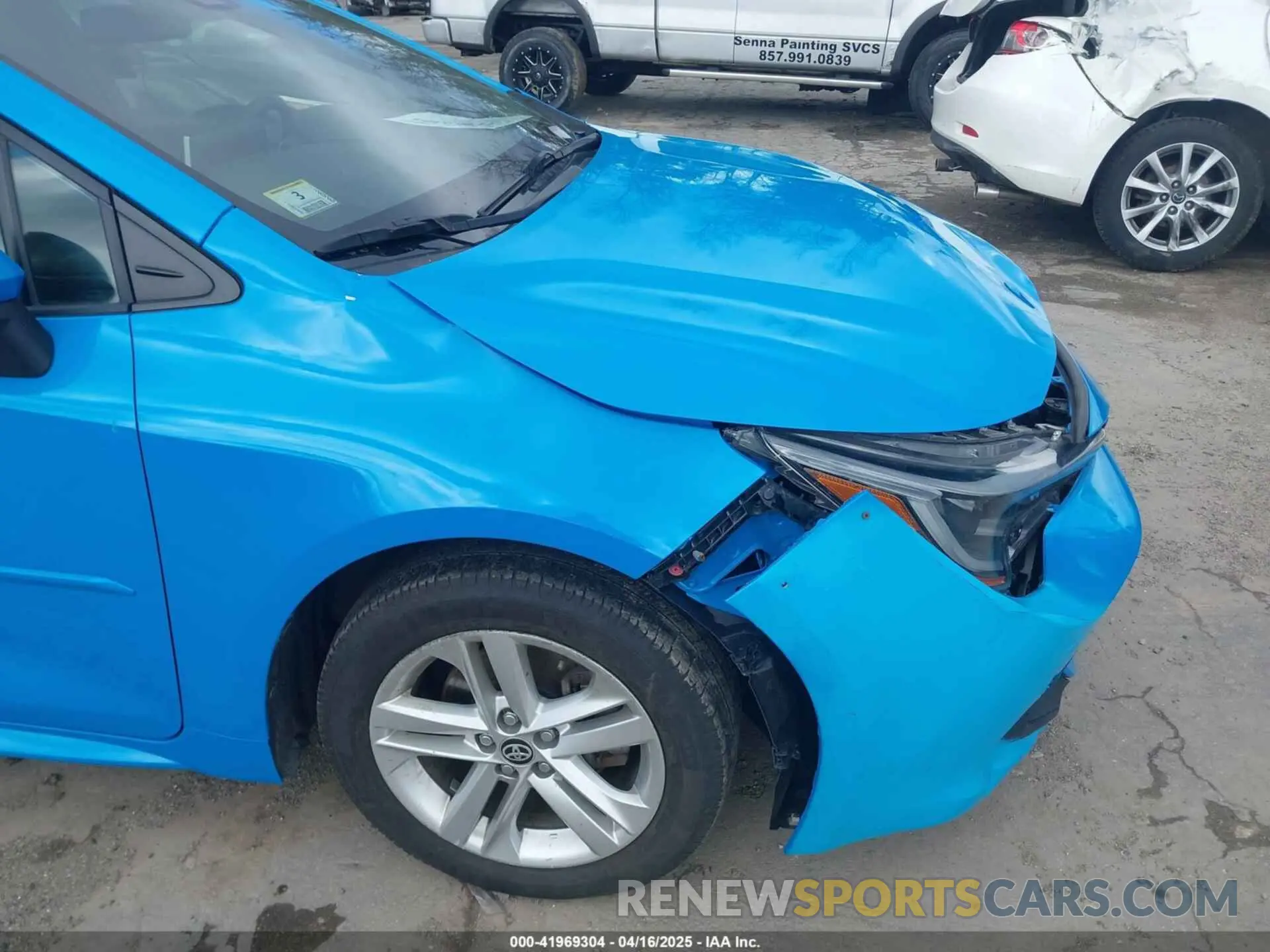19 Photograph of a damaged car JTNB4MBE2M3110884 TOYOTA COROLLA 2021