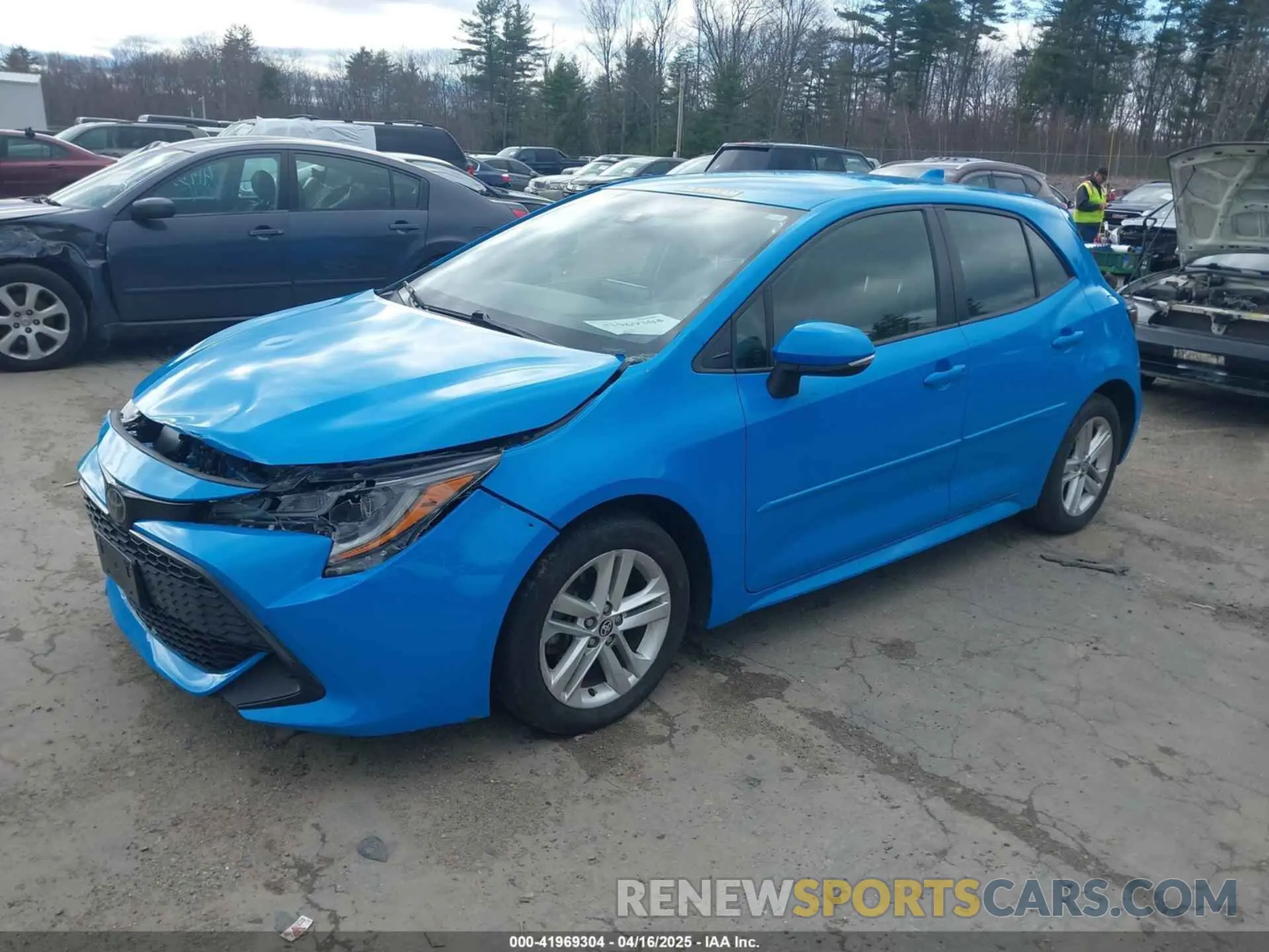 2 Photograph of a damaged car JTNB4MBE2M3110884 TOYOTA COROLLA 2021