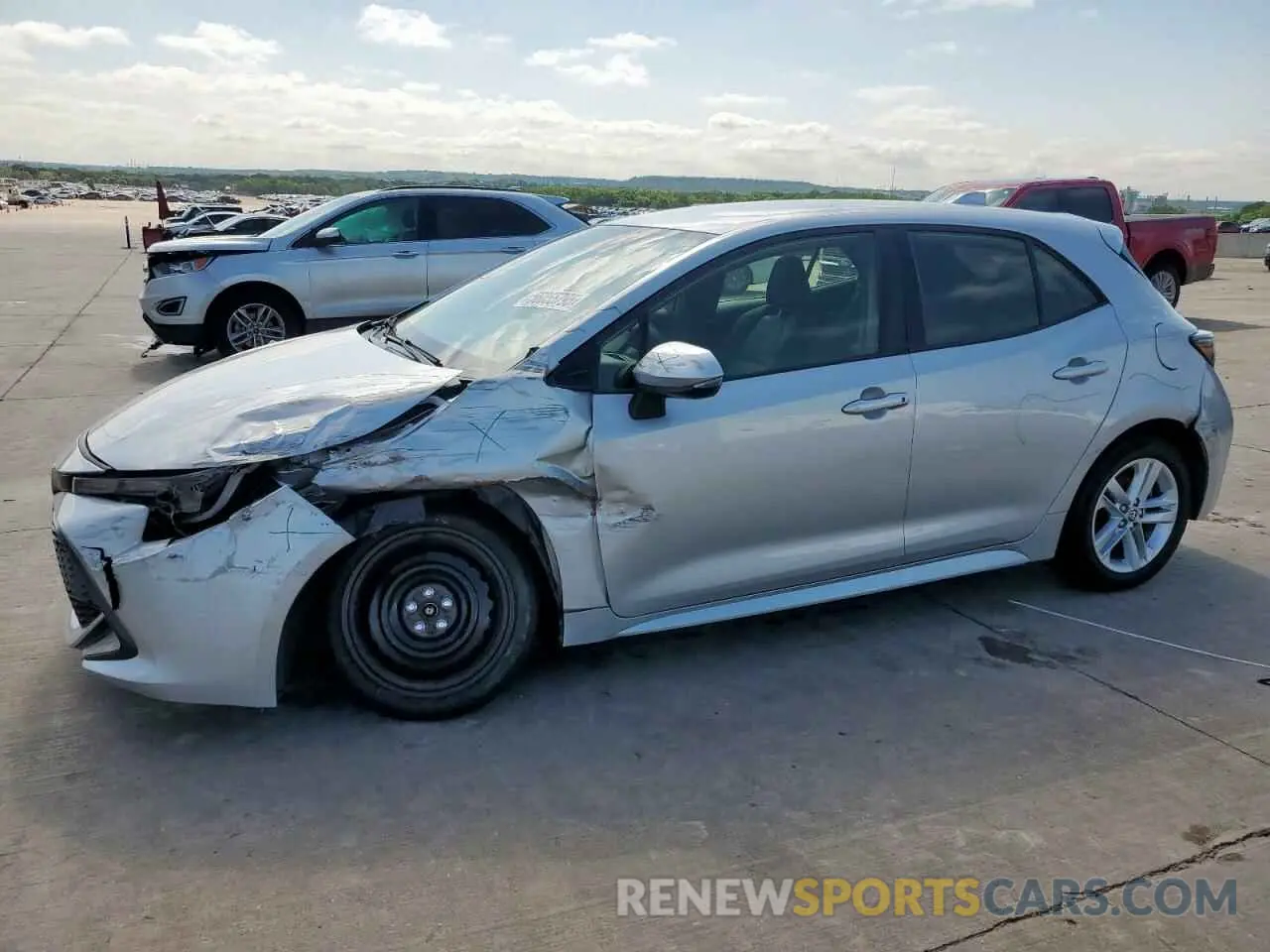 1 Photograph of a damaged car JTNB4MBE5M3126321 TOYOTA COROLLA 2021