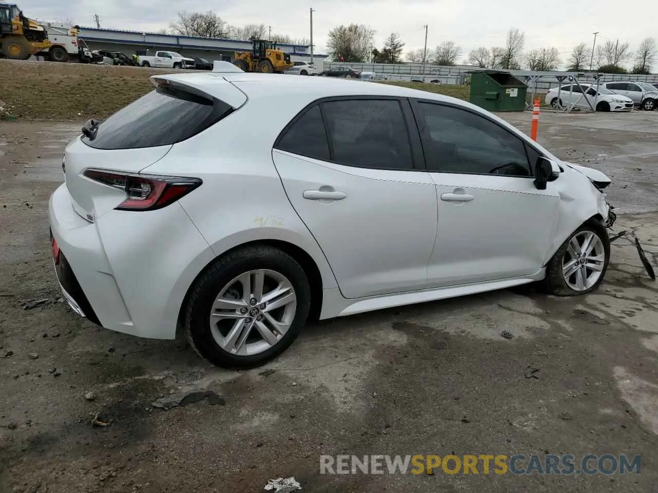 3 Photograph of a damaged car JTNB4MBE6M3110743 TOYOTA COROLLA 2021
