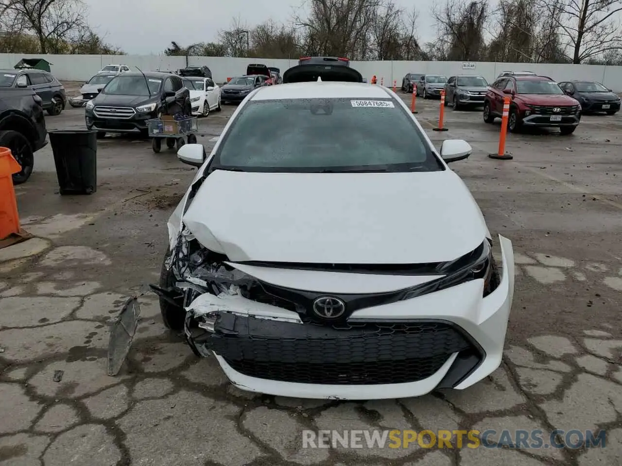 5 Photograph of a damaged car JTNB4MBE6M3110743 TOYOTA COROLLA 2021