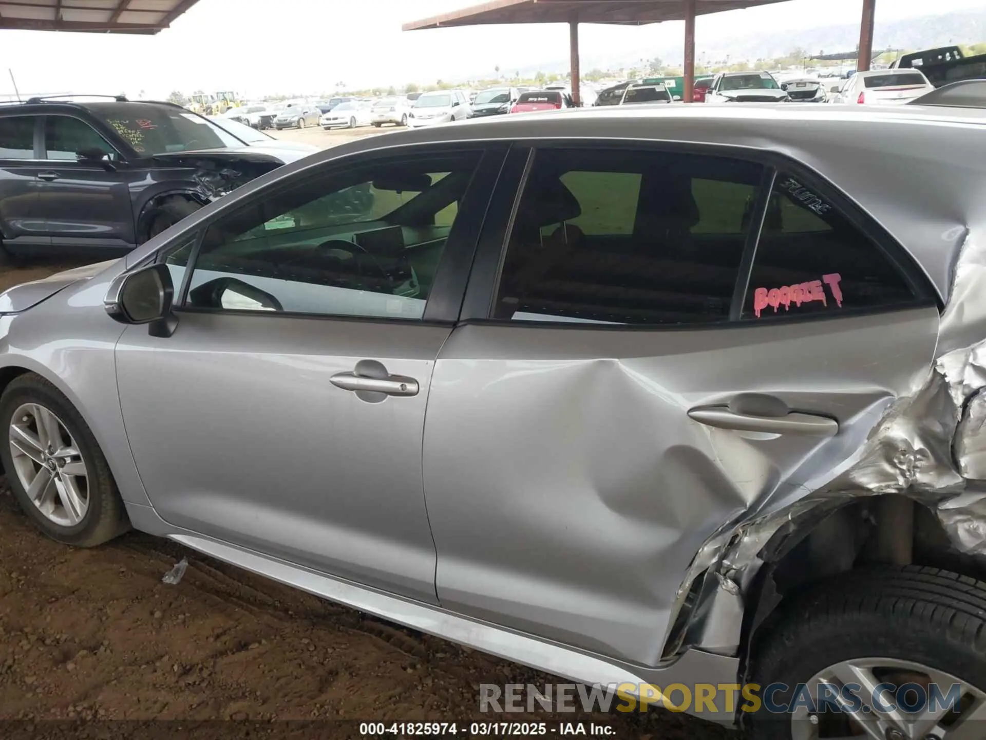 14 Photograph of a damaged car JTNB4MBE6M3126568 TOYOTA COROLLA 2021