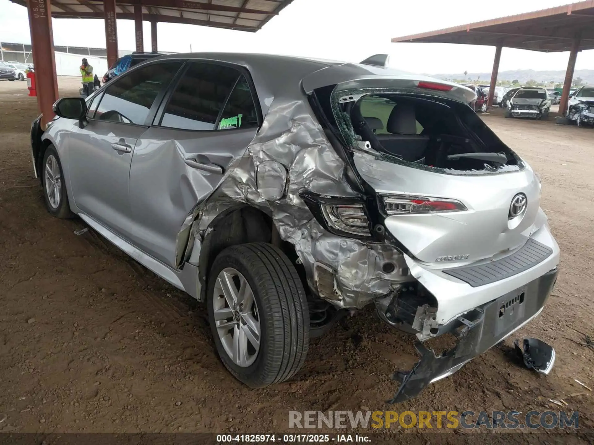 3 Photograph of a damaged car JTNB4MBE6M3126568 TOYOTA COROLLA 2021