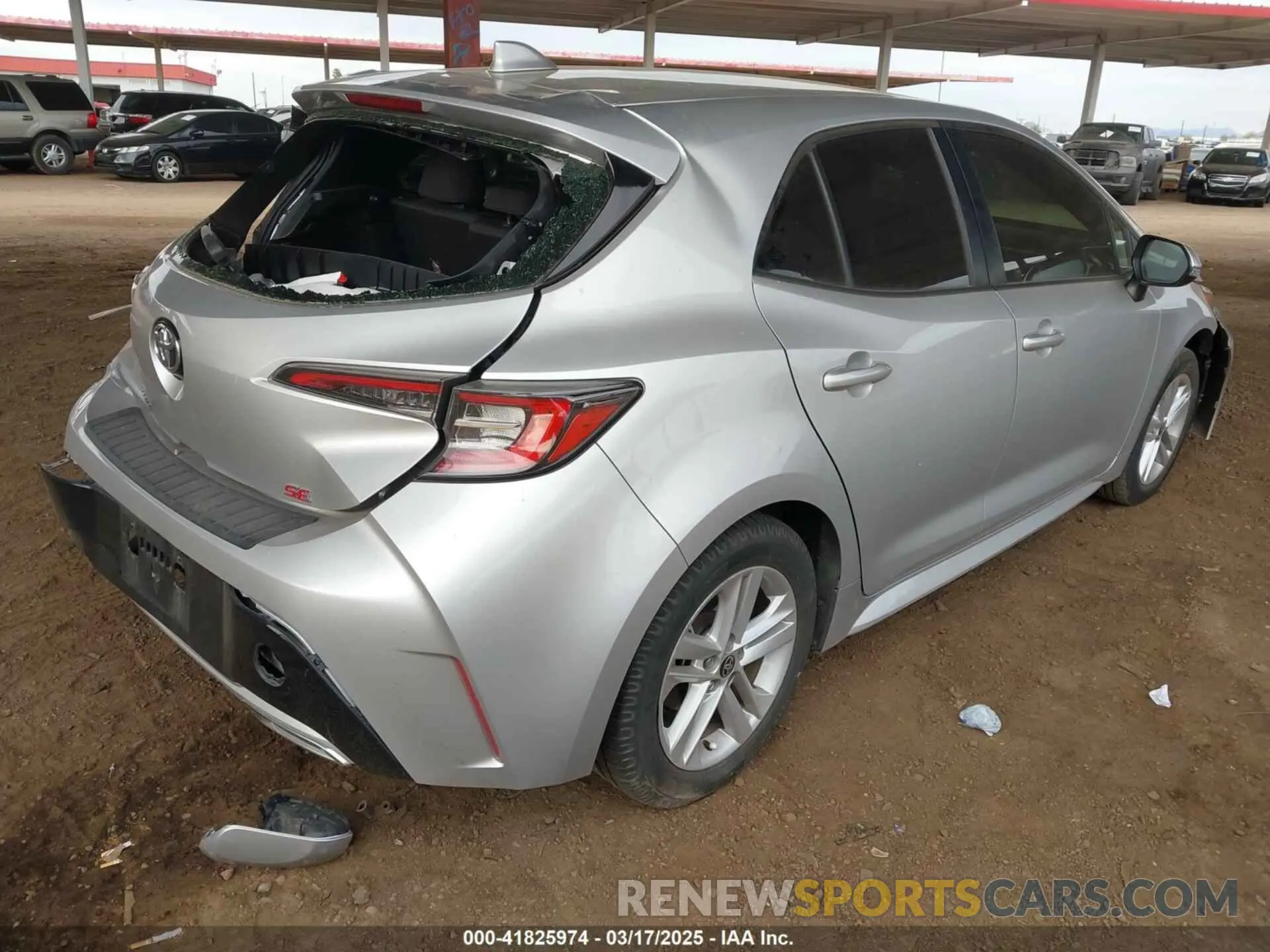 4 Photograph of a damaged car JTNB4MBE6M3126568 TOYOTA COROLLA 2021