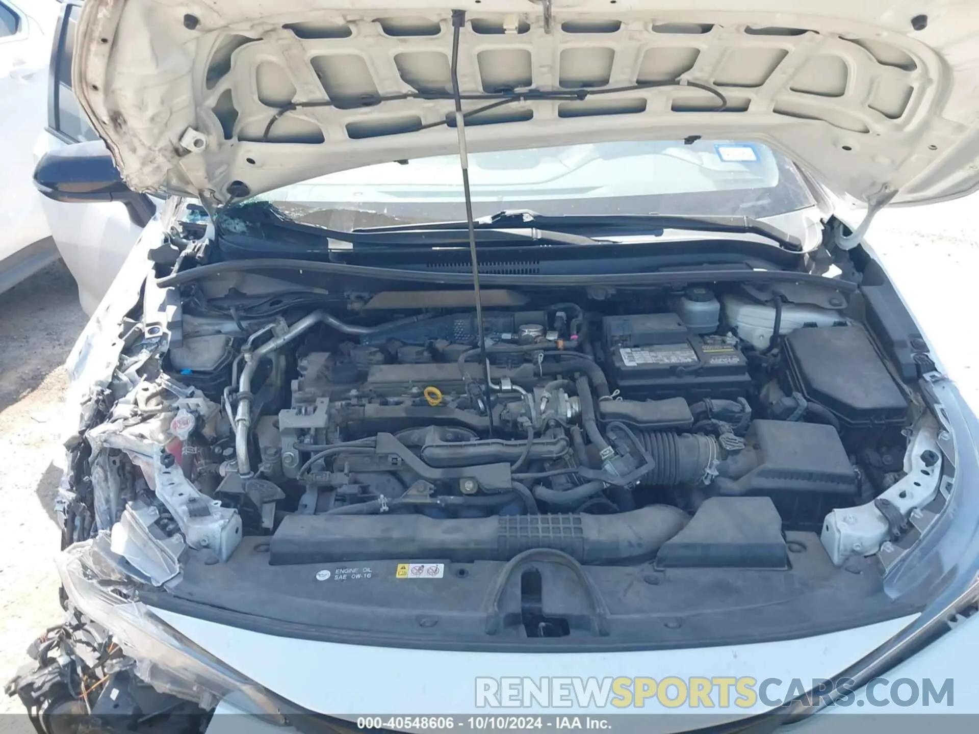 10 Photograph of a damaged car JTNB4MBE6M3137232 TOYOTA COROLLA 2021