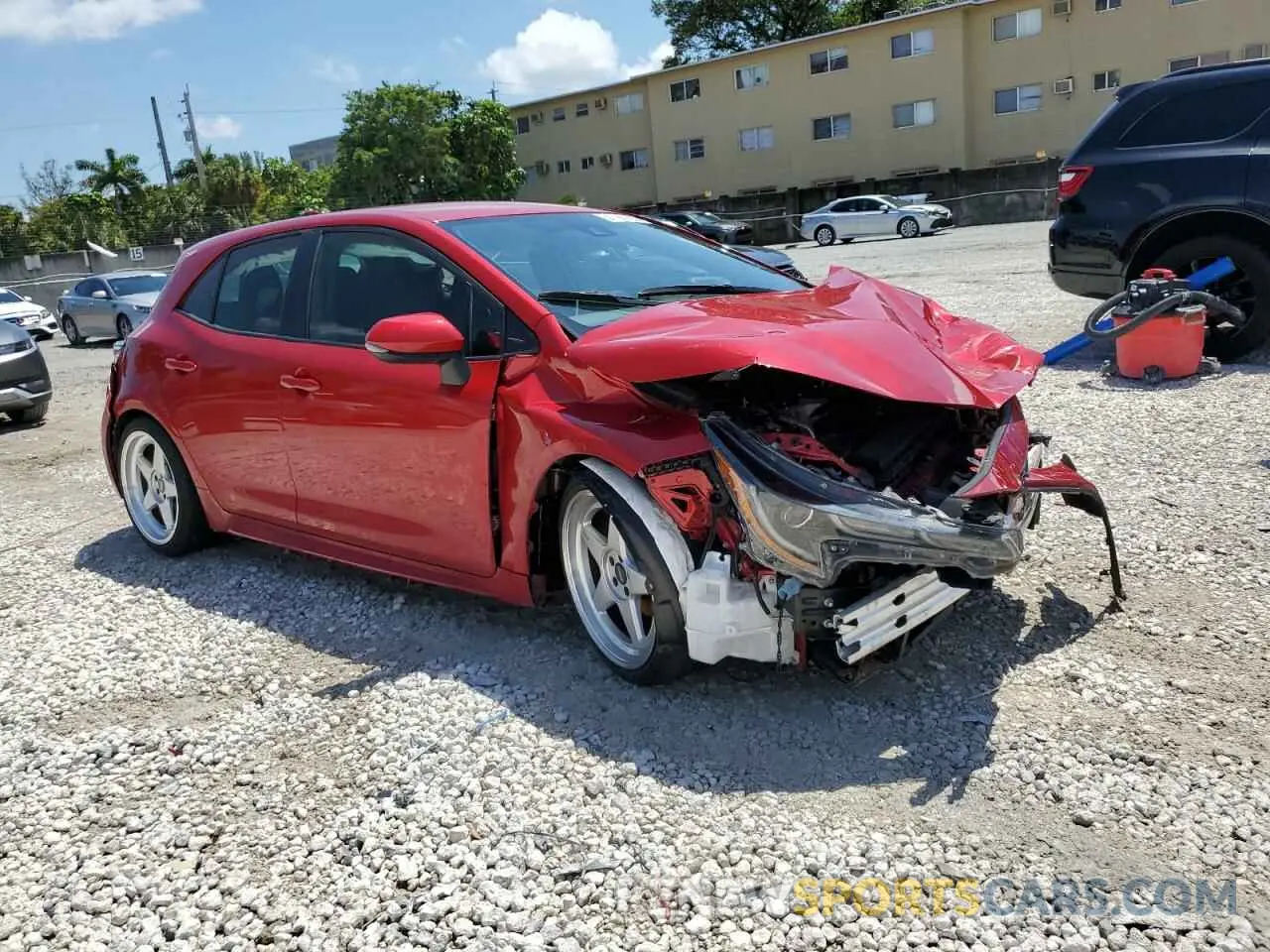 4 Photograph of a damaged car JTNB4MBE8M3139743 TOYOTA COROLLA 2021