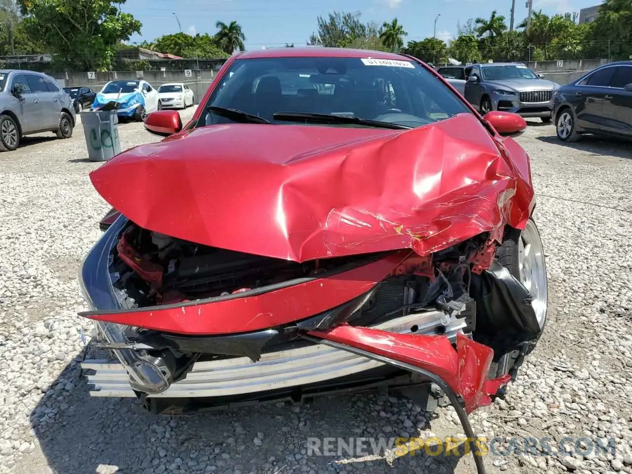 5 Photograph of a damaged car JTNB4MBE8M3139743 TOYOTA COROLLA 2021