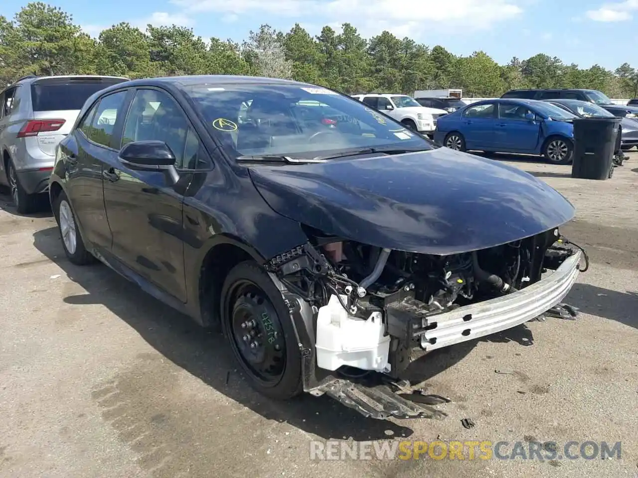 1 Photograph of a damaged car JTNB4MBE8M3146515 TOYOTA COROLLA 2021