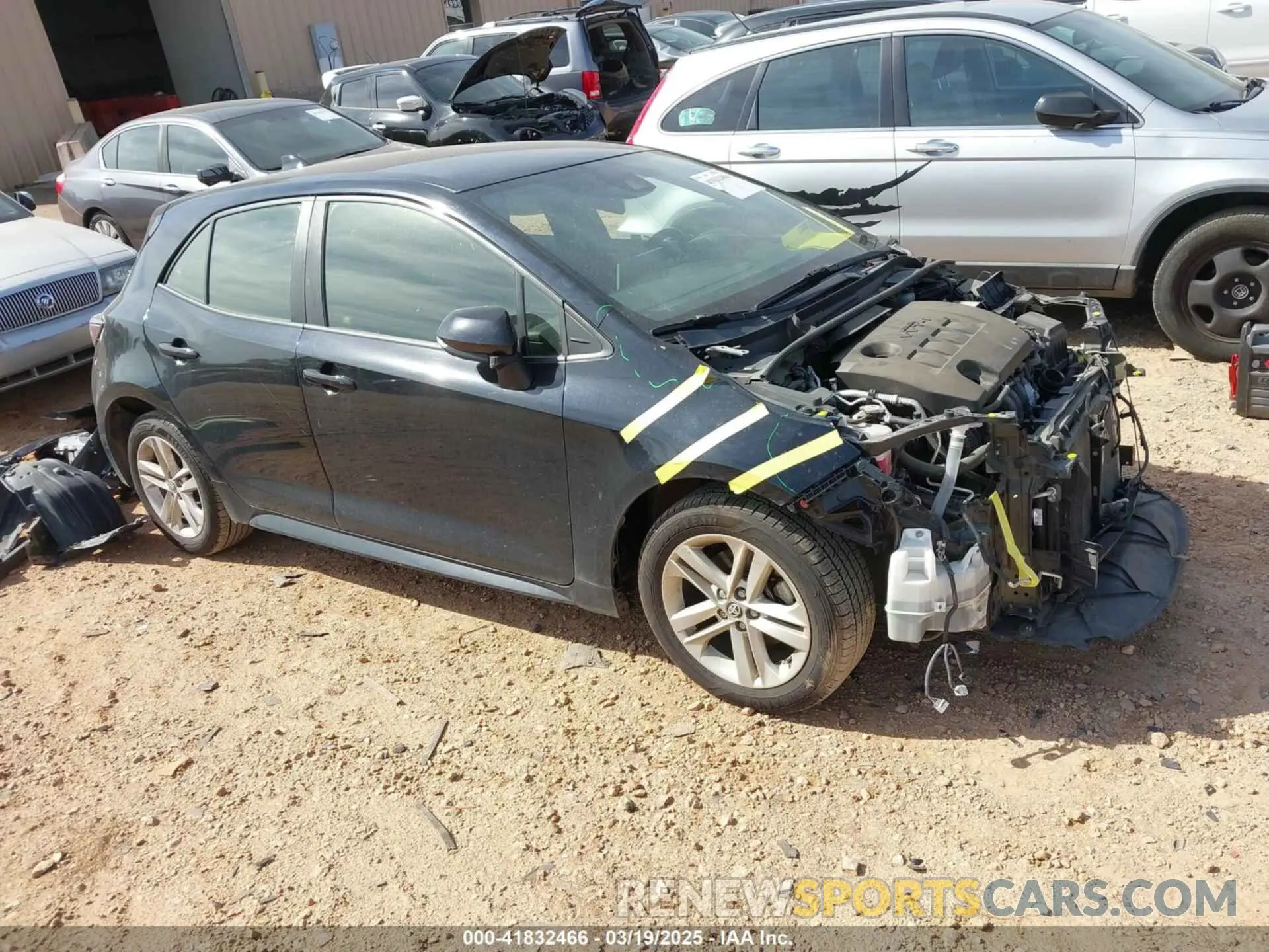 1 Photograph of a damaged car JTNB4MBEXM3146368 TOYOTA COROLLA 2021
