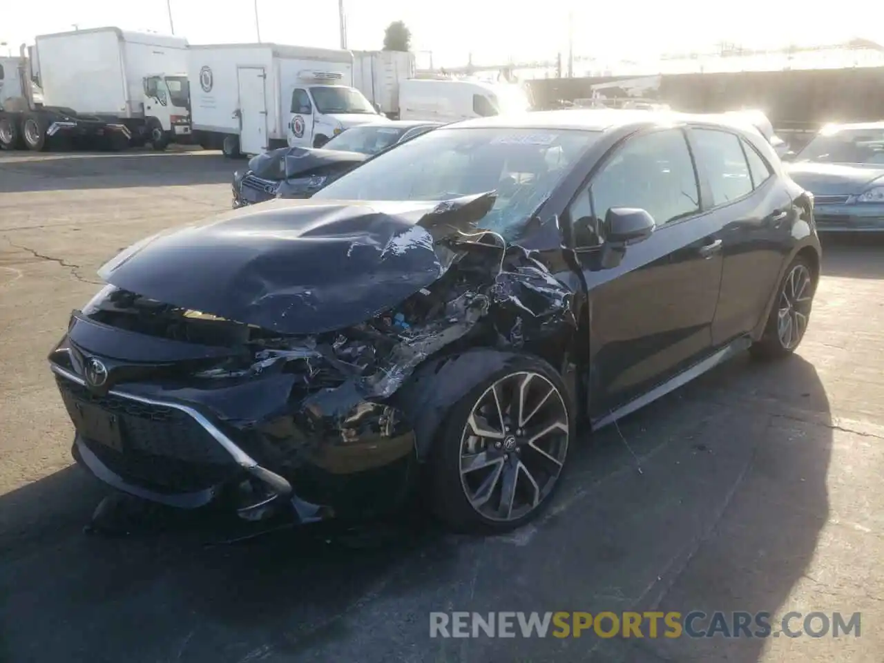 2 Photograph of a damaged car JTNC4MBE0M3107051 TOYOTA COROLLA 2021