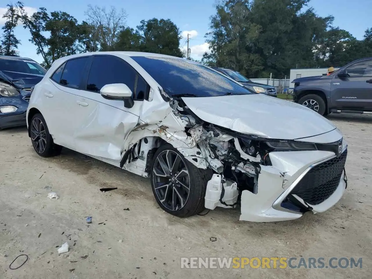 4 Photograph of a damaged car JTNC4MBE0M3114470 TOYOTA COROLLA 2021