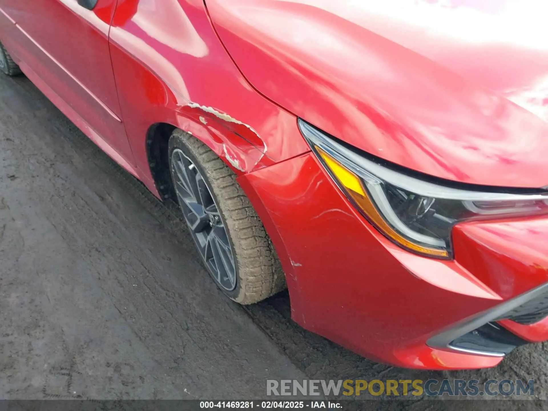6 Photograph of a damaged car JTNC4MBE1M3139443 TOYOTA COROLLA 2021