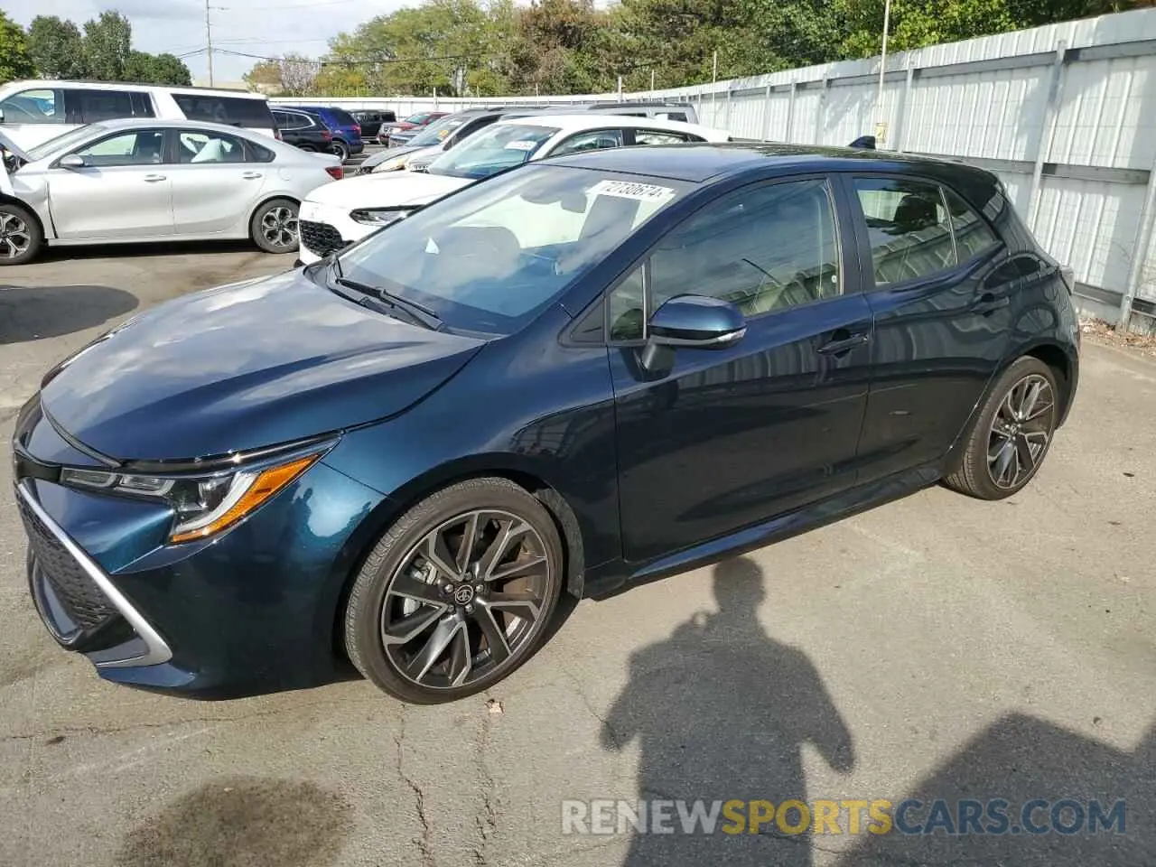 1 Photograph of a damaged car JTNC4MBE2M3118827 TOYOTA COROLLA 2021