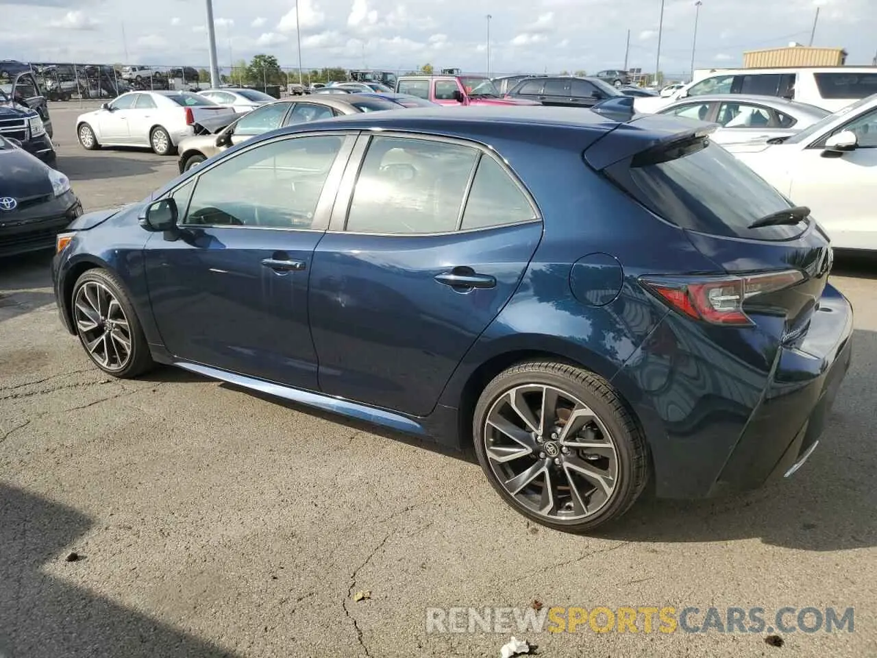 2 Photograph of a damaged car JTNC4MBE2M3118827 TOYOTA COROLLA 2021