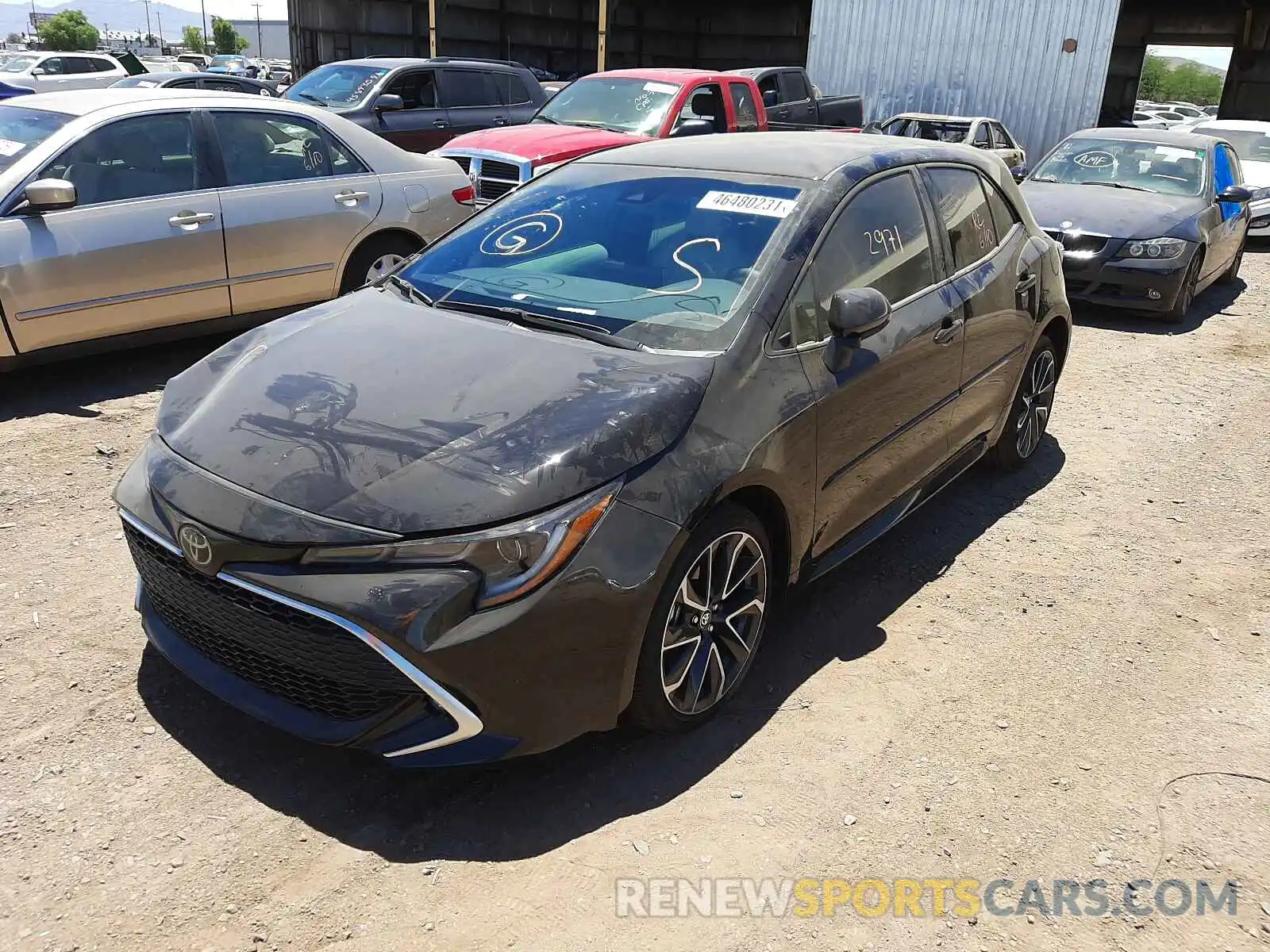 2 Photograph of a damaged car JTNC4MBE2M3126104 TOYOTA COROLLA 2021