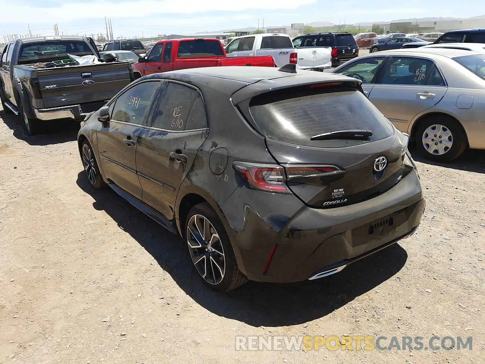 3 Photograph of a damaged car JTNC4MBE2M3126104 TOYOTA COROLLA 2021